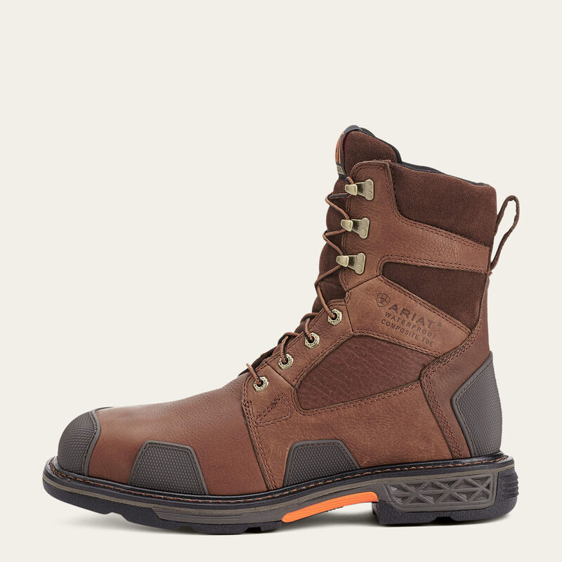 Ariat OverDrive 8" Wide Square Toe Waterproof Composite Toe Work Boot