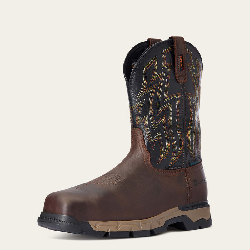 ariat Rebar Flex Western Waterproof Composite Toe Work Boot