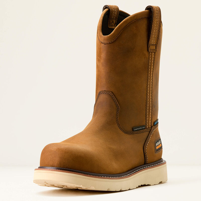 ariat Rebar Wedge Pull-On Waterproof Composite Toe Work Boot