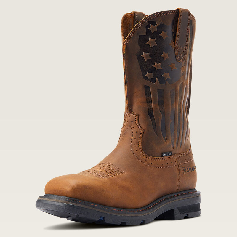 ariat Sierra Shock Shield Patriot Steel Toe Work Boot