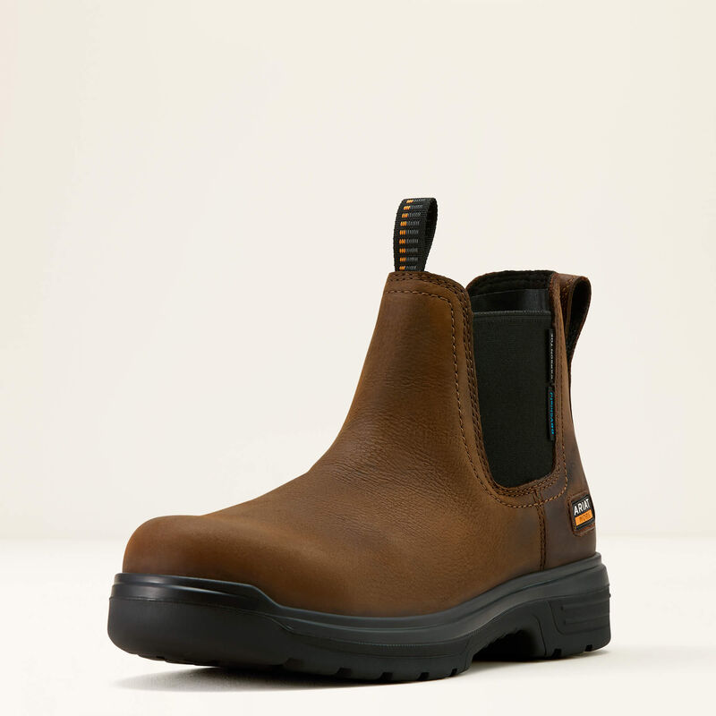 ariat Turbo Chelsea CSA Waterproof Carbon Toe Work Boot