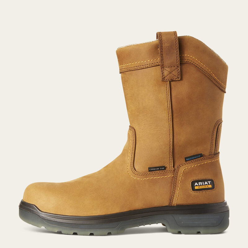 Ariat Turbo Pull-On Waterproof Carbon Toe Work Boot