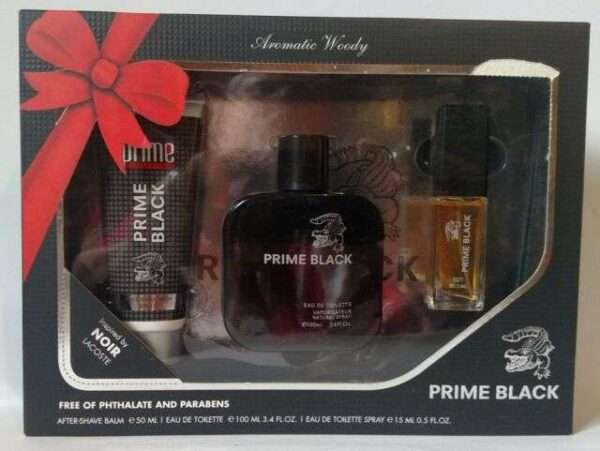 armaf PRIME PRIDE BLACK 3 Piece Gift Set For Men