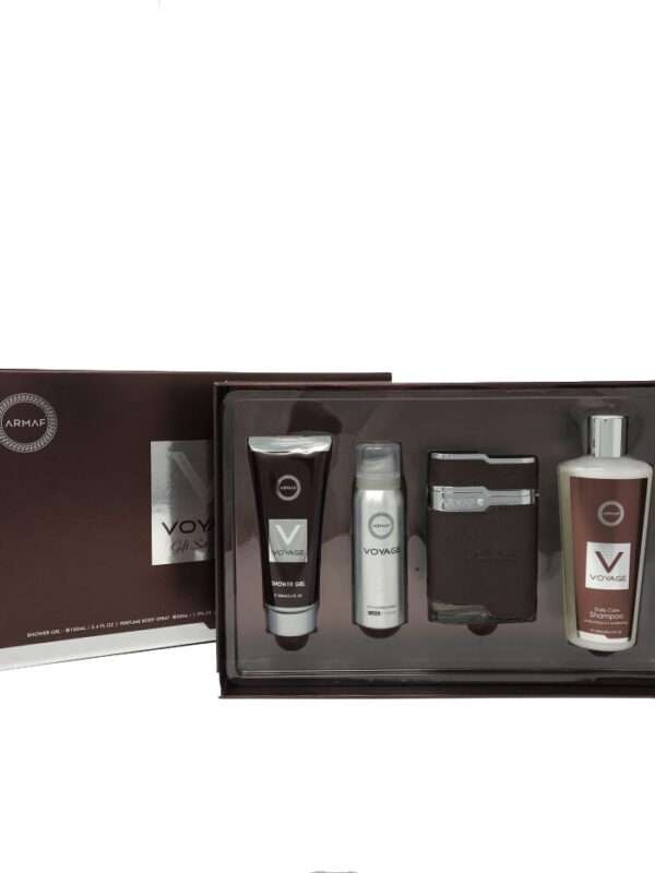armaf Voyage Brown 4 Piece Gift Set For Men