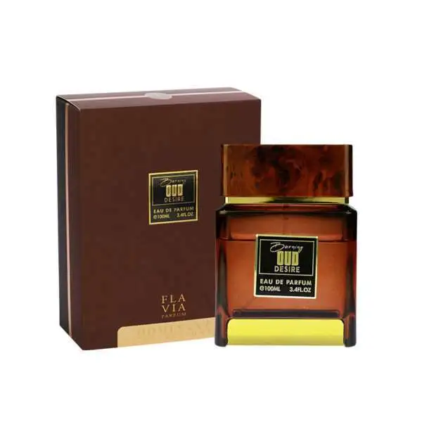 armaf Burning Oud Desire by Flavia 3.4 Oz Eau De Parfum For Men