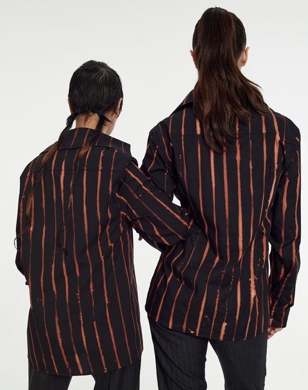 Armand Basi Classic Black Shirt With Front Elastic Band By Armand Basi