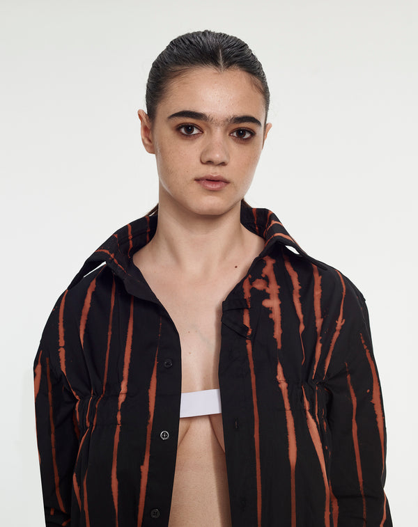 Armand Basi Classic Black Shirt With Front Elastic Band By Armand Basi