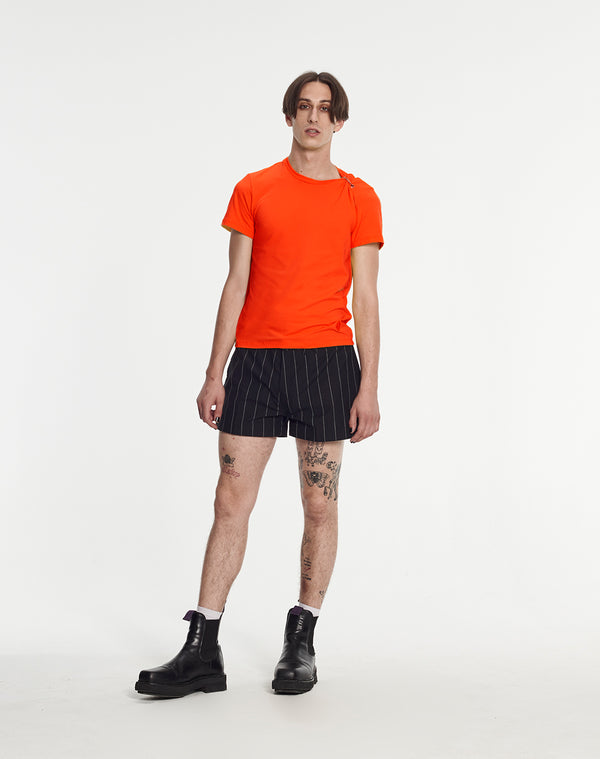 Armand Basi Crewneck T-Shirt With Metal Chain Detail By Armand Basi