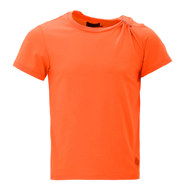 armand basi Crewneck T-Shirt with Metal Chain Detail by Armand Basi