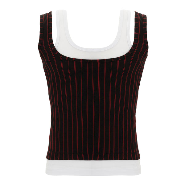 armand basi Double Tank Top with Deep Neckline by Armand Basi