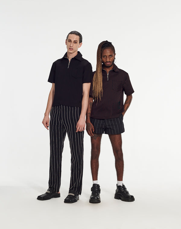 Armand Basi Nick Polo With Zipper And Chest Patch Pocket By Armand Basi