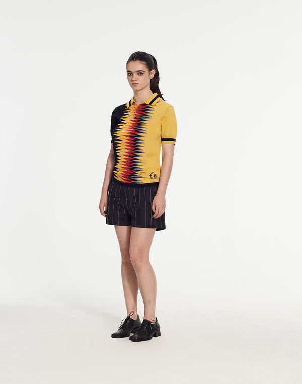 Armand Basi Raoul Polo Shirt With Flames Intarsia By Armand Basi