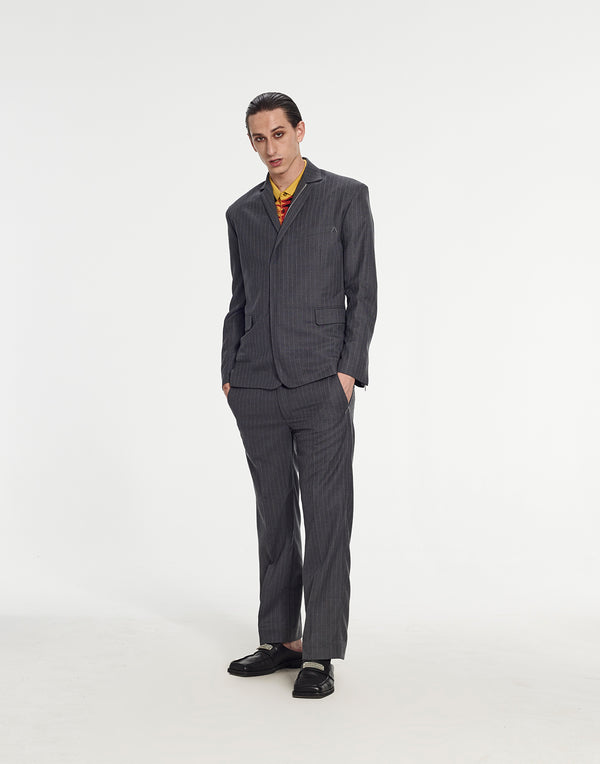 Armand Basi Short Tailored Jacket In Pinstripe Fabric By Armand Basi