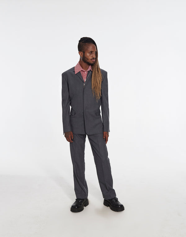 Armand Basi Short Tailored Jacket In Pinstripe Fabric By Armand Basi