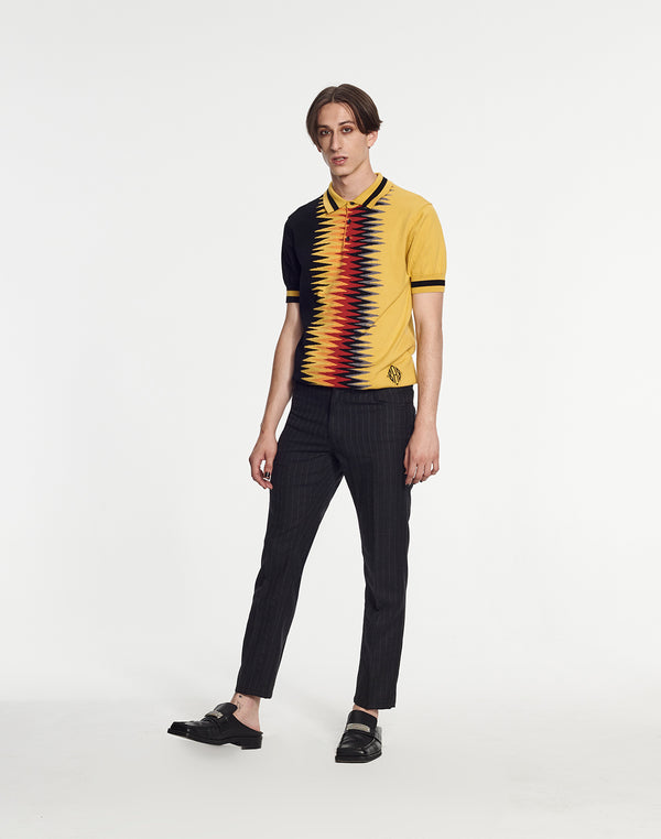 Armand Basi Suede Denim Trouser In Pinstripe Fabric By Armand Basi