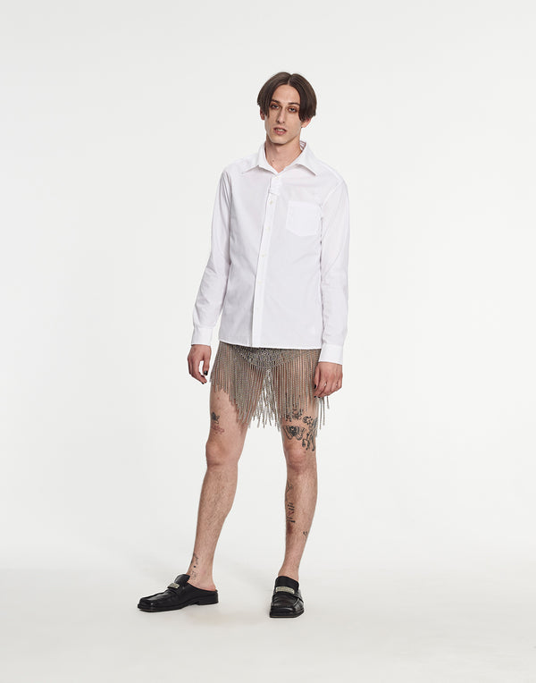 Armand Basi Yoko Classic Shirt In Pinstripe Fabric By Armand Basi