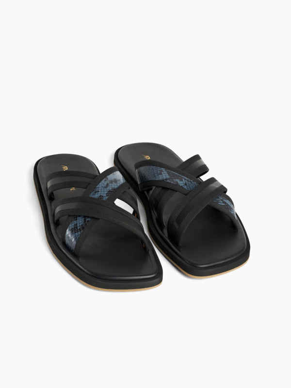 Armando Cabral ARABIA V Slides In Noir/Blue