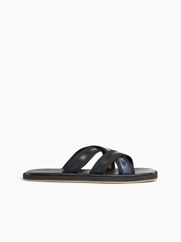 armando cabral ARABIA V Slides in Noir/Blue