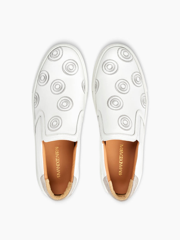 Armando Cabral EMPADA IV Slip-on Sneaker In Bianco