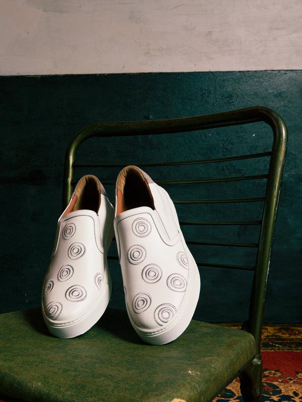 Armando Cabral EMPADA IV Slip-on Sneaker In Bianco