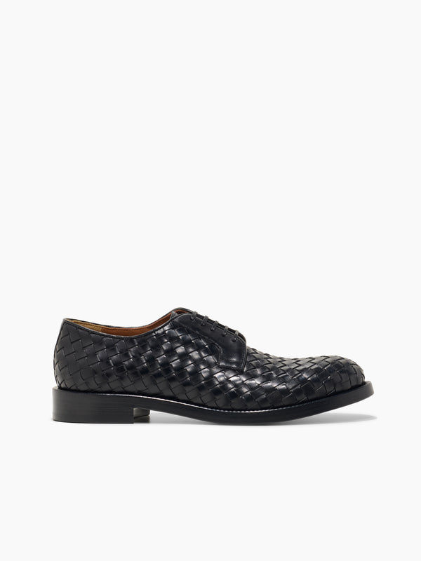armando cabral GABU Woven Lace-up Derby-Noir