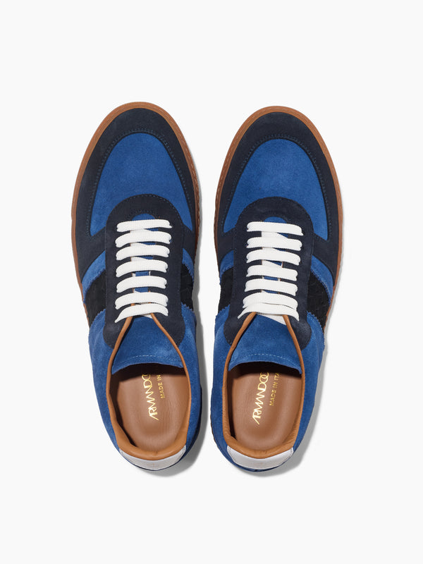 Armando Cabral GAO Woven Low-top Sneaker In Blue