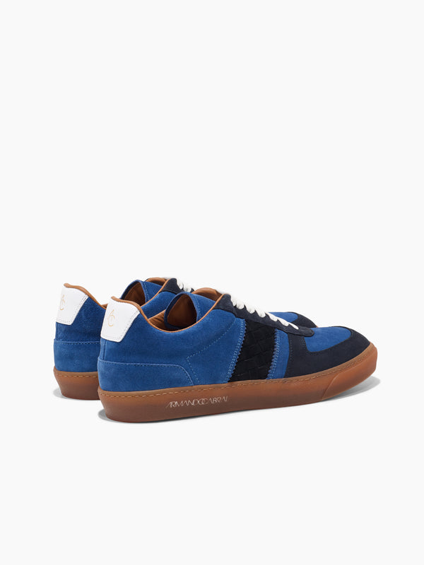 Armando Cabral GAO Woven Low-top Sneaker In Blue