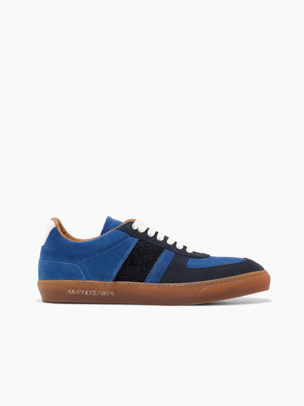 armando cabral GAO Woven Low-top Sneaker in Blue