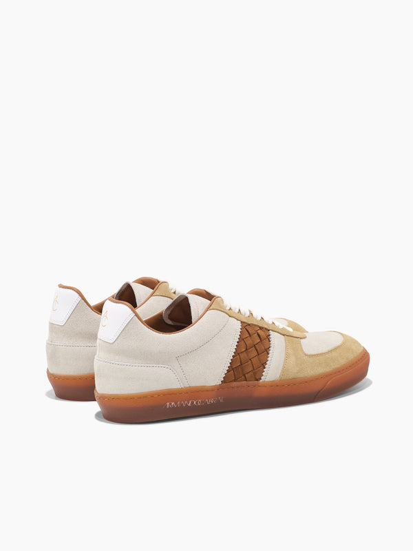 Armando Cabral GAO Woven Low-top Sneaker In Cuoio
