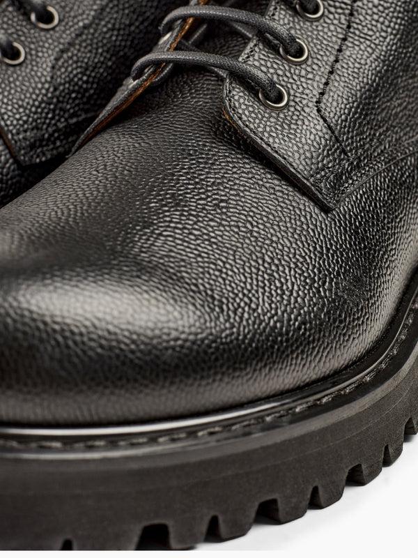 Armando Cabral GEBA Lace-up Lug Boot In Noir