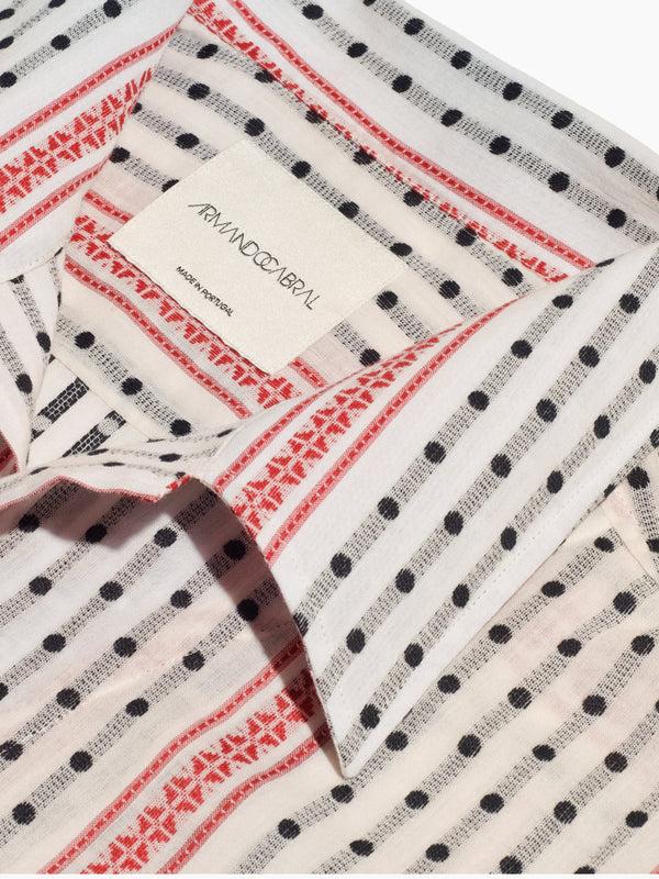 Armando Cabral LAURO Long Sleeve Shirt In Vermelho