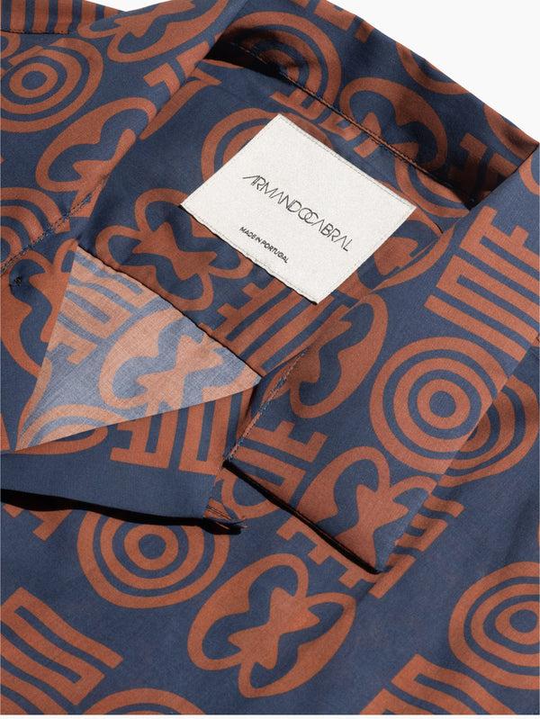 Armando Cabral LUKAS Short Sleeve Shirt In Blue
