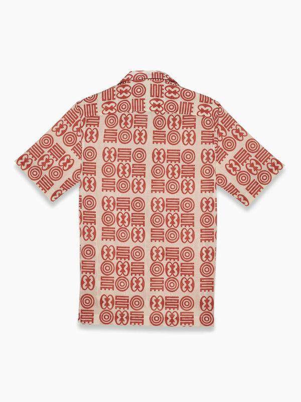 Armando Cabral LUKAS Short Sleeve Shirt In Rust