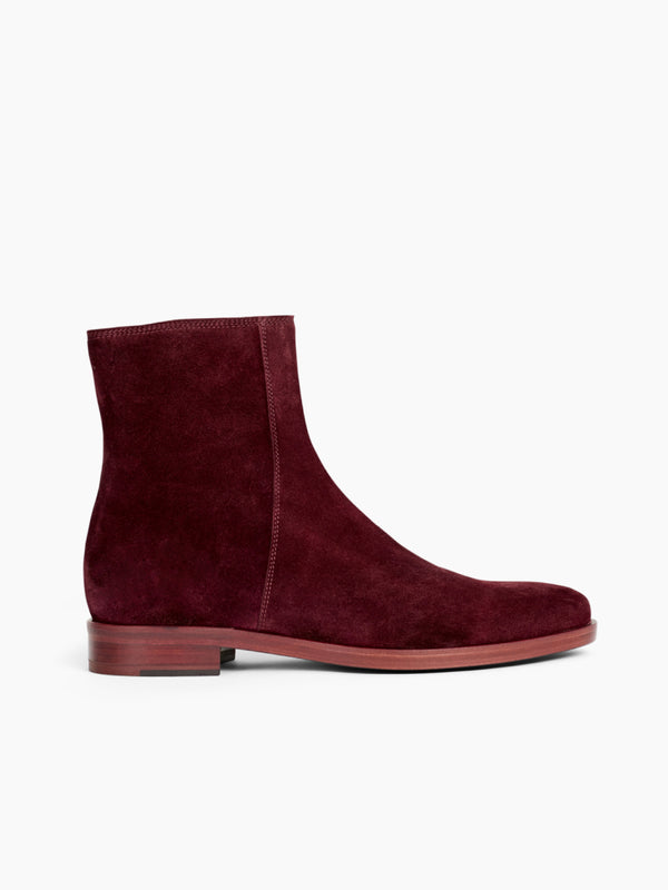 armando cabral TOMBALI Suede Zip-up Ankle Boot