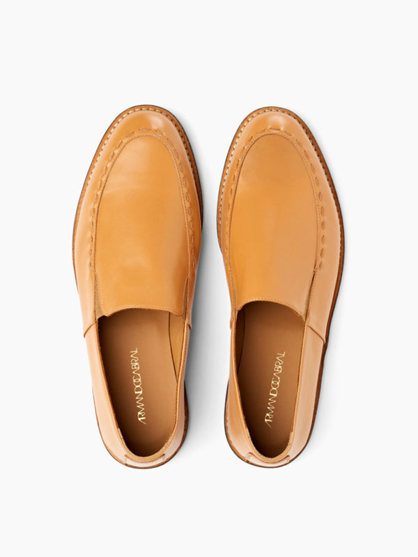 Armando Cabral BALANTA Slip-on Espadrille In Caramel Cream