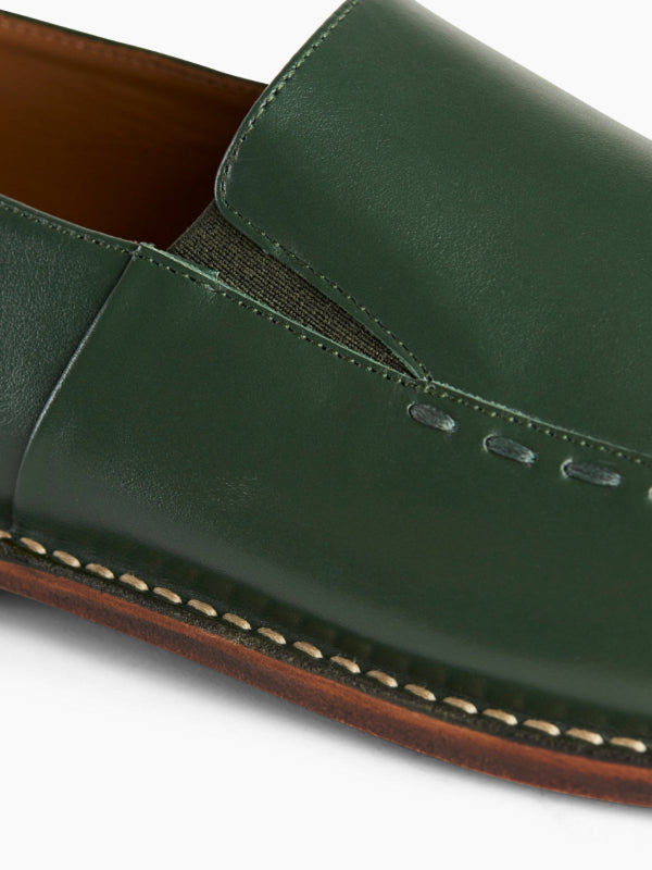 Armando Cabral BALANTA Slip-on Espadrille In Emerald