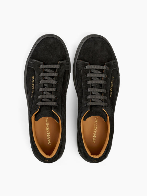 Armando Cabral BROOME Suede Low-top Sneaker In Noir