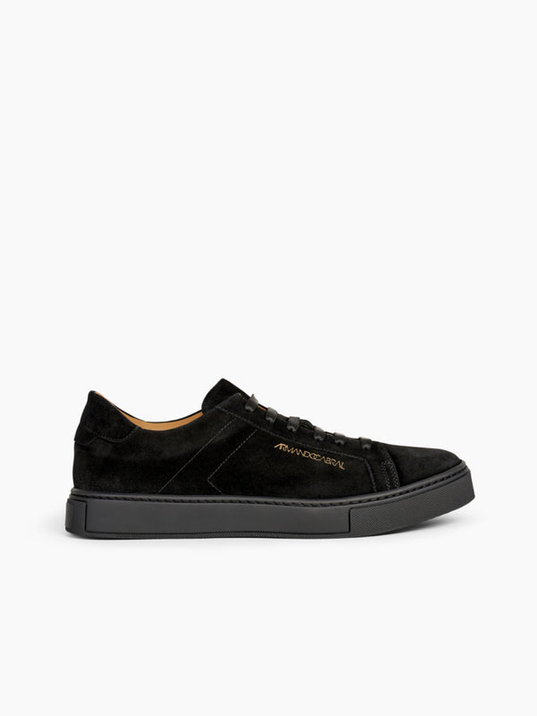 armando cabral BROOME Suede Low-top Sneaker in Noir