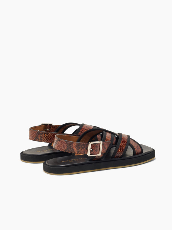 Armando Cabral COMPOTRA Buckle Strap Sandal In Cuoio