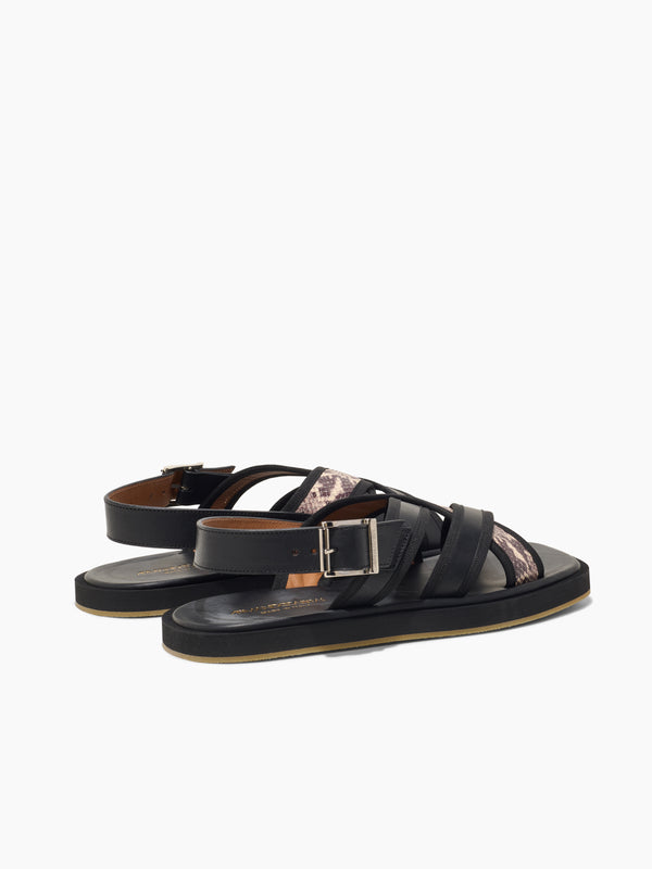 armando Cabral COMPOTRA Buckle Strap Sandal In Milk