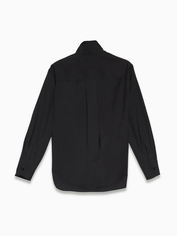 Armando Cabral JIMMY Long Sleeve Convertible Stand Collar Dress Shirt