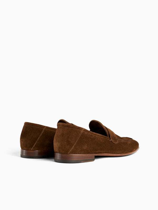 Armando Cabral MORTON Suede Slip-on Loafer In Caramel