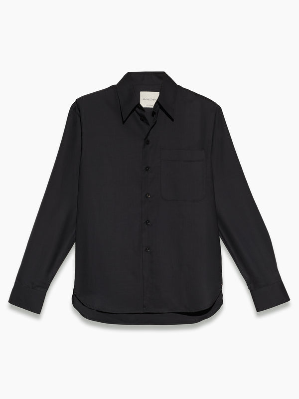 armando cabral RICARDO Long Sleeve Point Collar Shirt