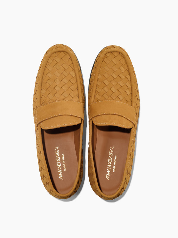 Armando Cabral SIKASSO Woven Slip-on Loafer In Camel