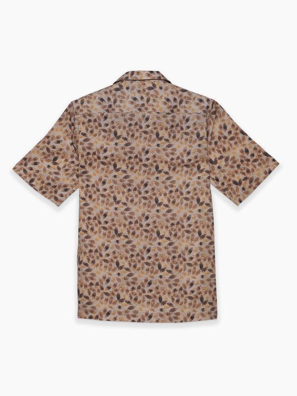 Armando Cabral WILLIE Short Sleeve Shirt In Scorched Marrom