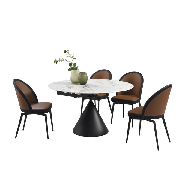 Armen Living Abel Dining Set 5pc