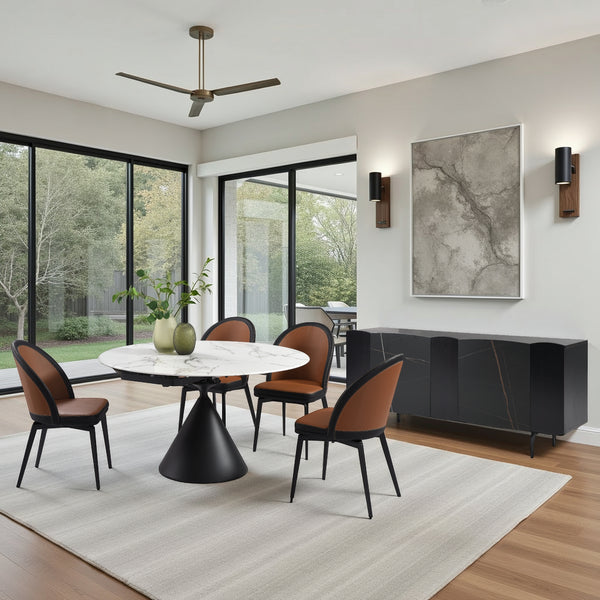 armen living Abel Dining Set 5pc