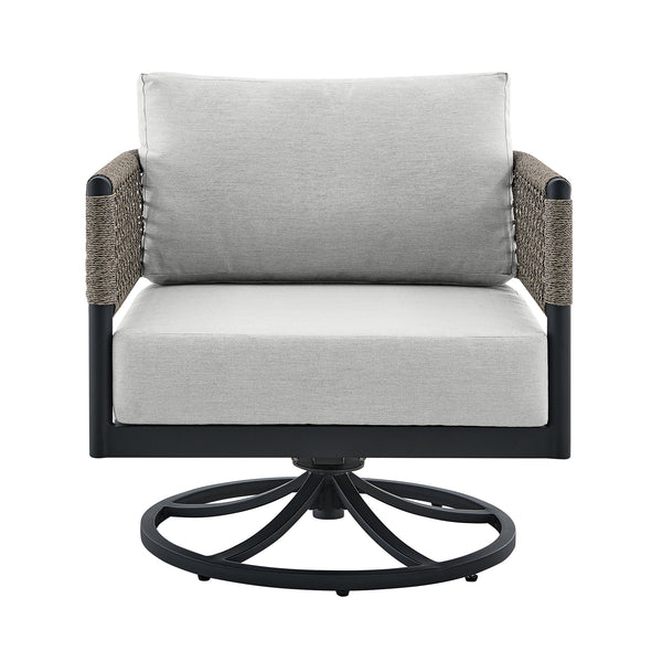 Armen Living Alegria Outdoor Swivel Chair