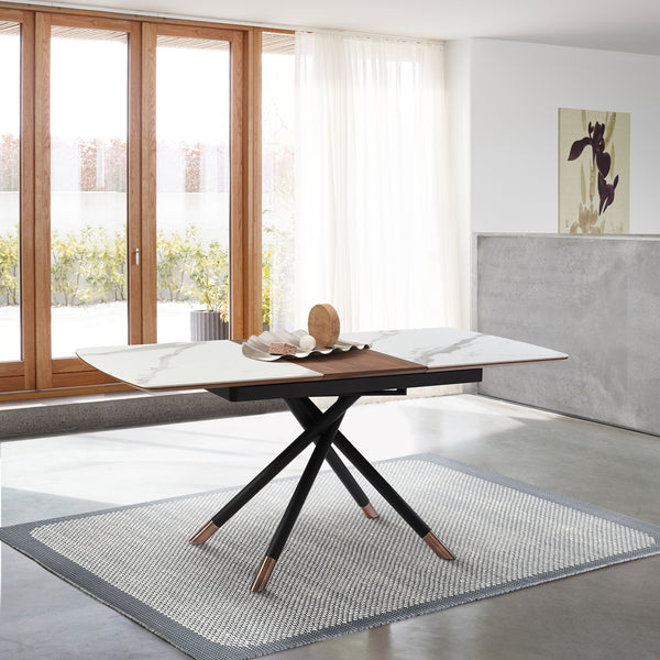 armen living Alora Extendable Dining Table