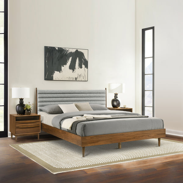 armen living Artemio 3 Piece Wood Bedroom Set